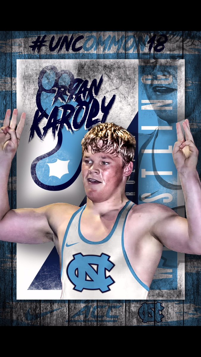 Excited to announce that I will be continuing with school and wrestling at the University Of North Carolina! Thanks to all involved!