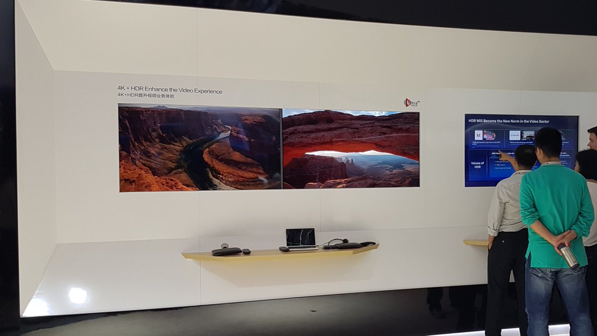 UltraHDForum's tweet photo. All set for #ubbf17 #ubb2017 ... Forum sharing the message of #UHD #HDR for All https://t.co/cW2fjinYl0