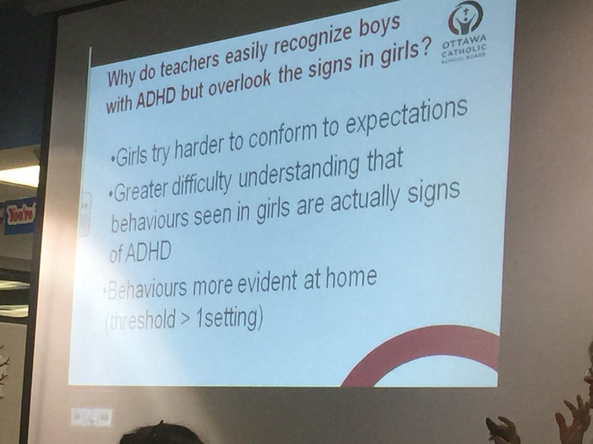 Why do teachers easily recognize boys with #adhd but overlook the signs in girls?