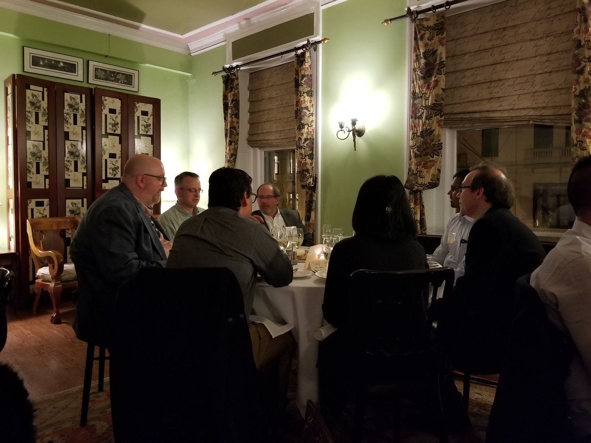 #ASHMEI17 Excellent kick off reception.