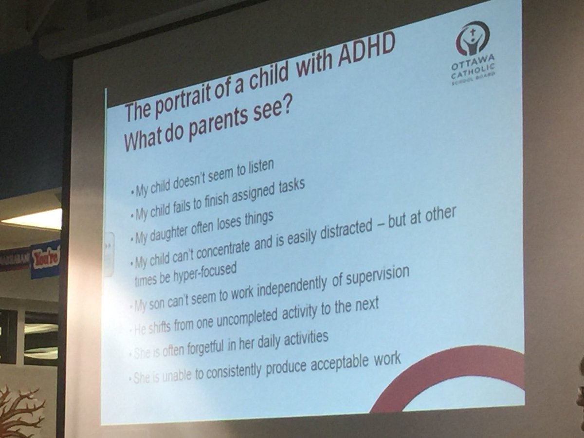 The portrait of a child with #adhd  What do parents see?