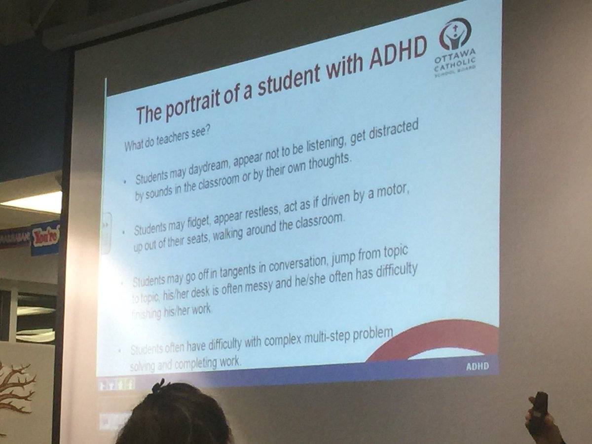 The portrait of a student with #adhd. What do teachers see?