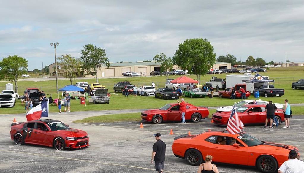 LSMoparFest's tweet photo. #ACLX staging for the presentation of colors at #LSMF17. These are custom modified flag poles and they have the pr… https://t.co/7s3gIGOuwJ https://t.co/ntE9PPSM3j