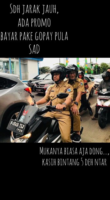 Meme Anies-Sandi boncengan