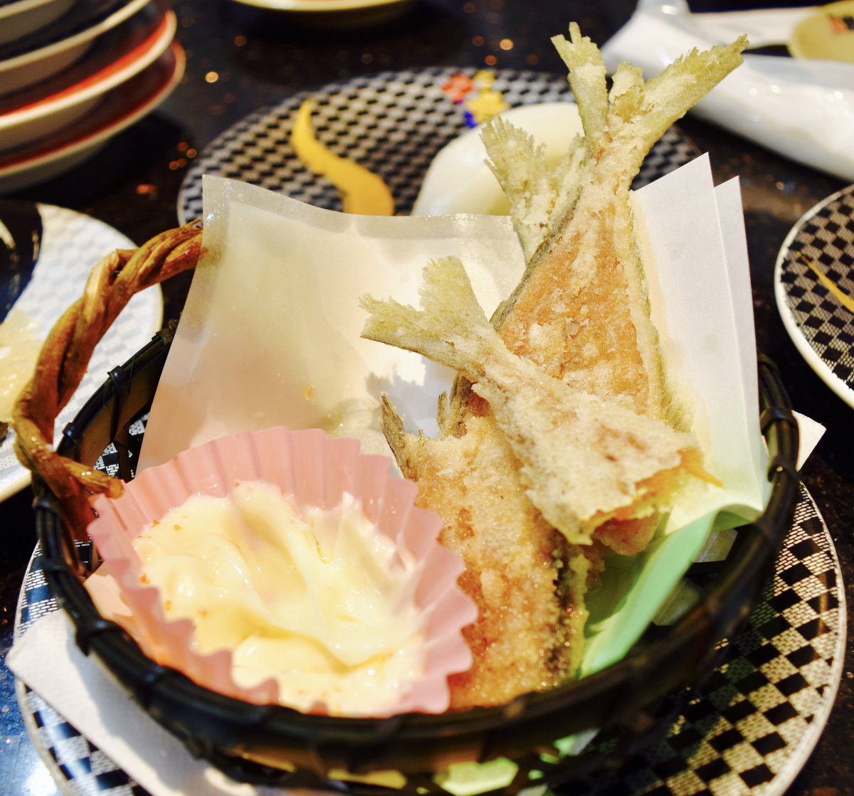 Choshi Maru’s fried fish bones and mayo. Nothing goes to waste in the Japanese kitchen.

choushimaru.co.jp