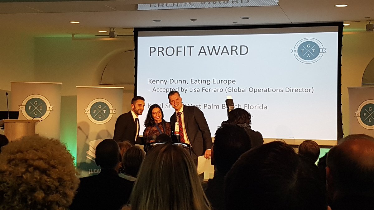 dipyourtoesin's tweet photo. @EatingEurope Well done to Kenny Dunn and the Eating Europe team for winning the #GFTC17 Profit Award 👏👏👏 https://t.co/p2Uhq5NcgL