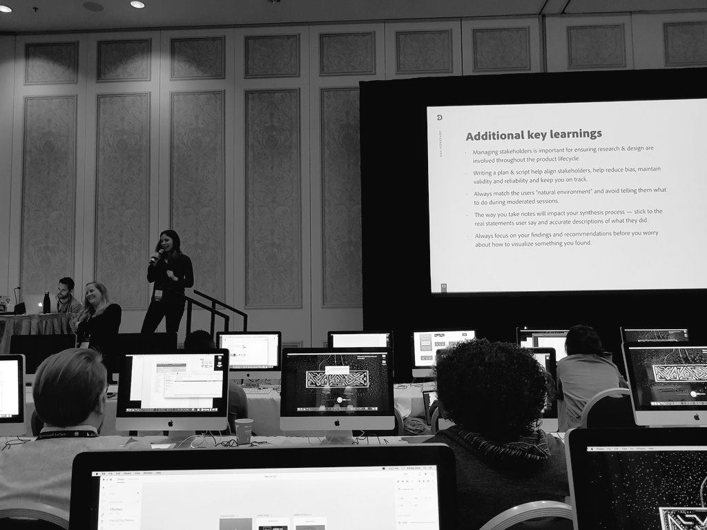 Ree_AlHajri's tweet photo. Research for a better design experience #AdobeMAX2017 #AdobeMAX #dpbUX https://t.co/G3vx87amfc