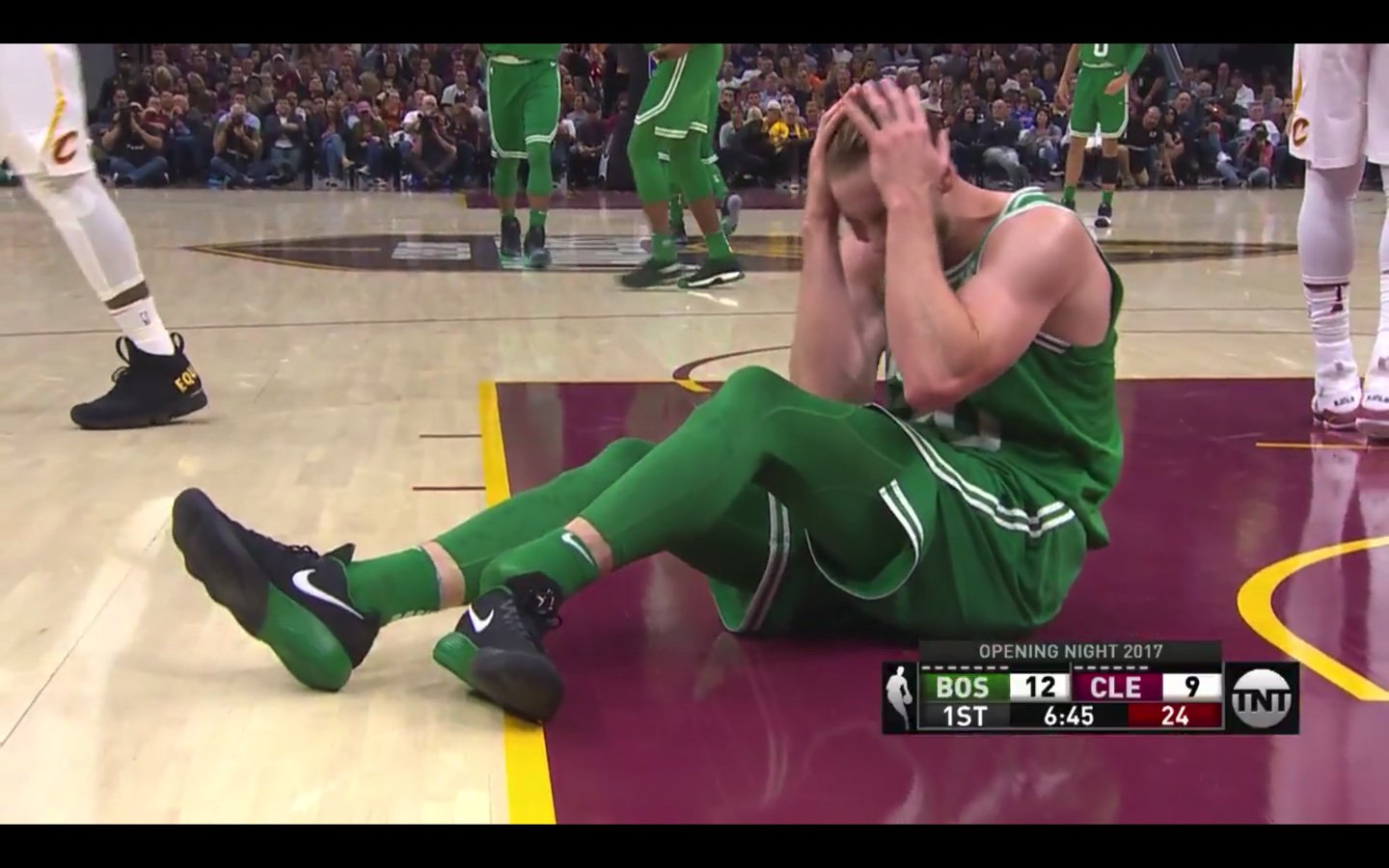 NBA players react to Gordon Hayward's ankle injury in Celtics