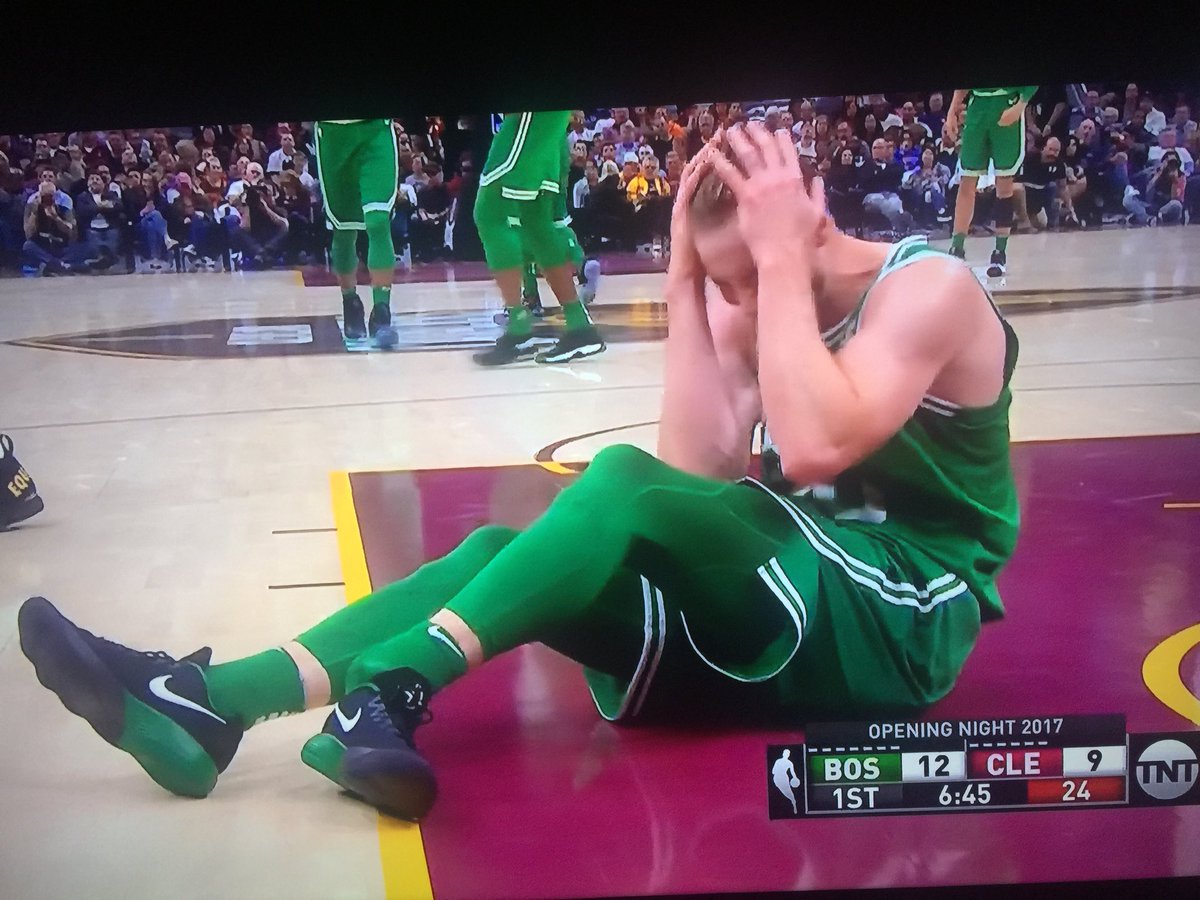JeremyNicolls's tweet photo. Prayers for Gordon Hayward.... Bruh.... breaking your leg on opening night!? That’s tough!!! 🤦‍♂️ *WARNING* Graphic.... https://t.co/HkaJpv6a8S