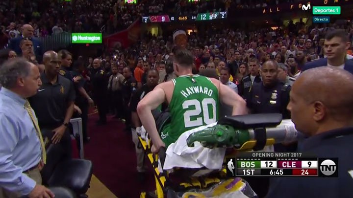 MovistarNBA's tweet photo. Que vuelva, y que lo haga mejor que nunca. Fuerza, Gordon. #dormiresdecobardes https://t.co/x1Qi2MqRwA