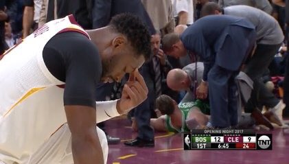 NBA_Skits's tweet photo. Prayers up for Gordon Hayward. https://t.co/mEnuBSmrNa