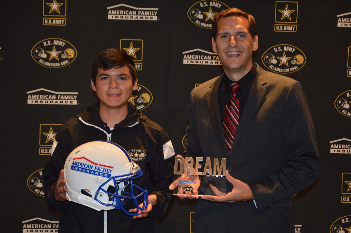 Angel would like to thank his Band Director Joseph Witkowski for always encouraging him to achieve his dreams! #DreamFearlessly <a href="/amfam/">American Family Insurance</a>