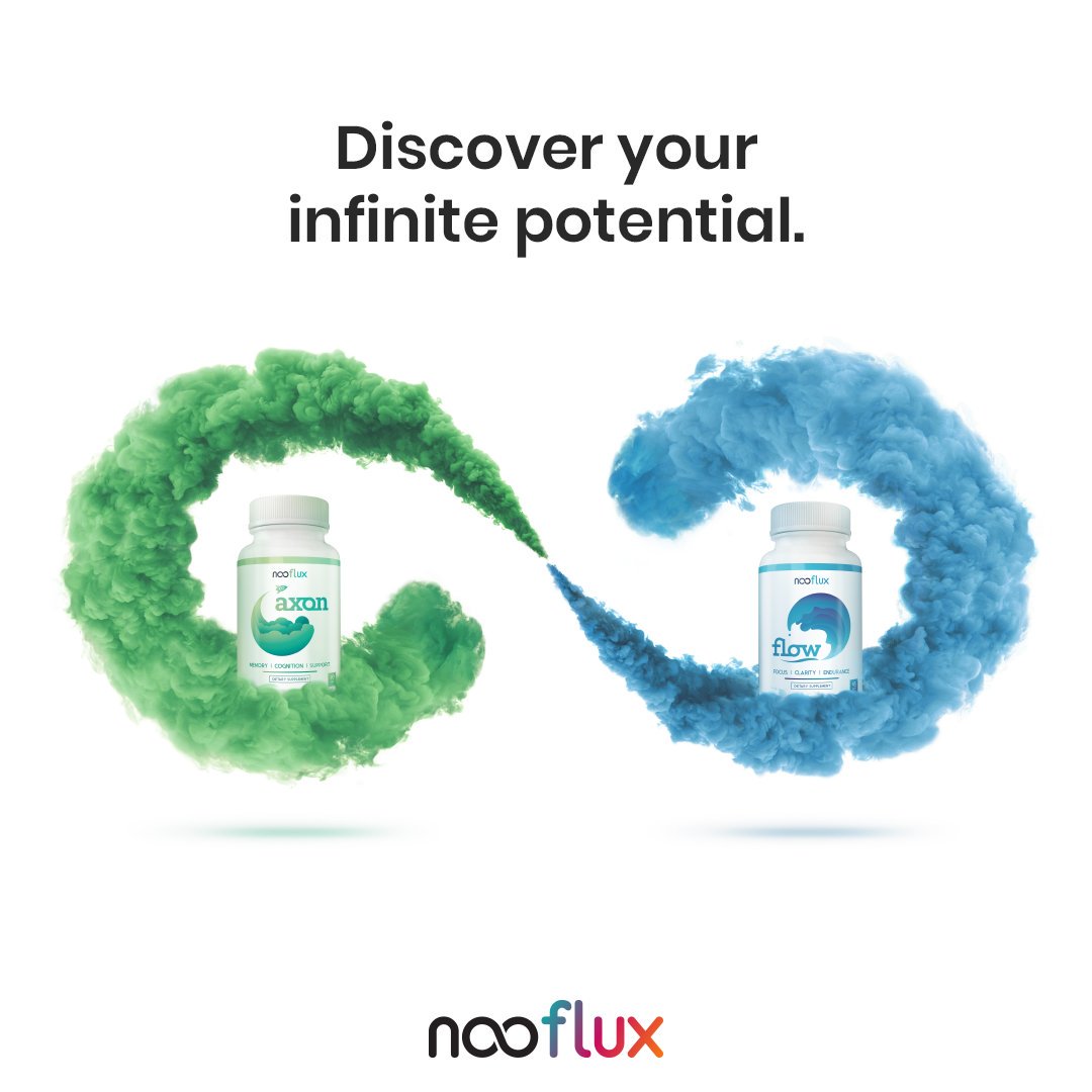 nooflux's tweet photo. https://t.co/W6FoCR5ZlF is live with two new products: Flow & Axon. What will you build with a better brain? #optimizeyourmind #nootropics https://t.co/IeNLfZpsRM