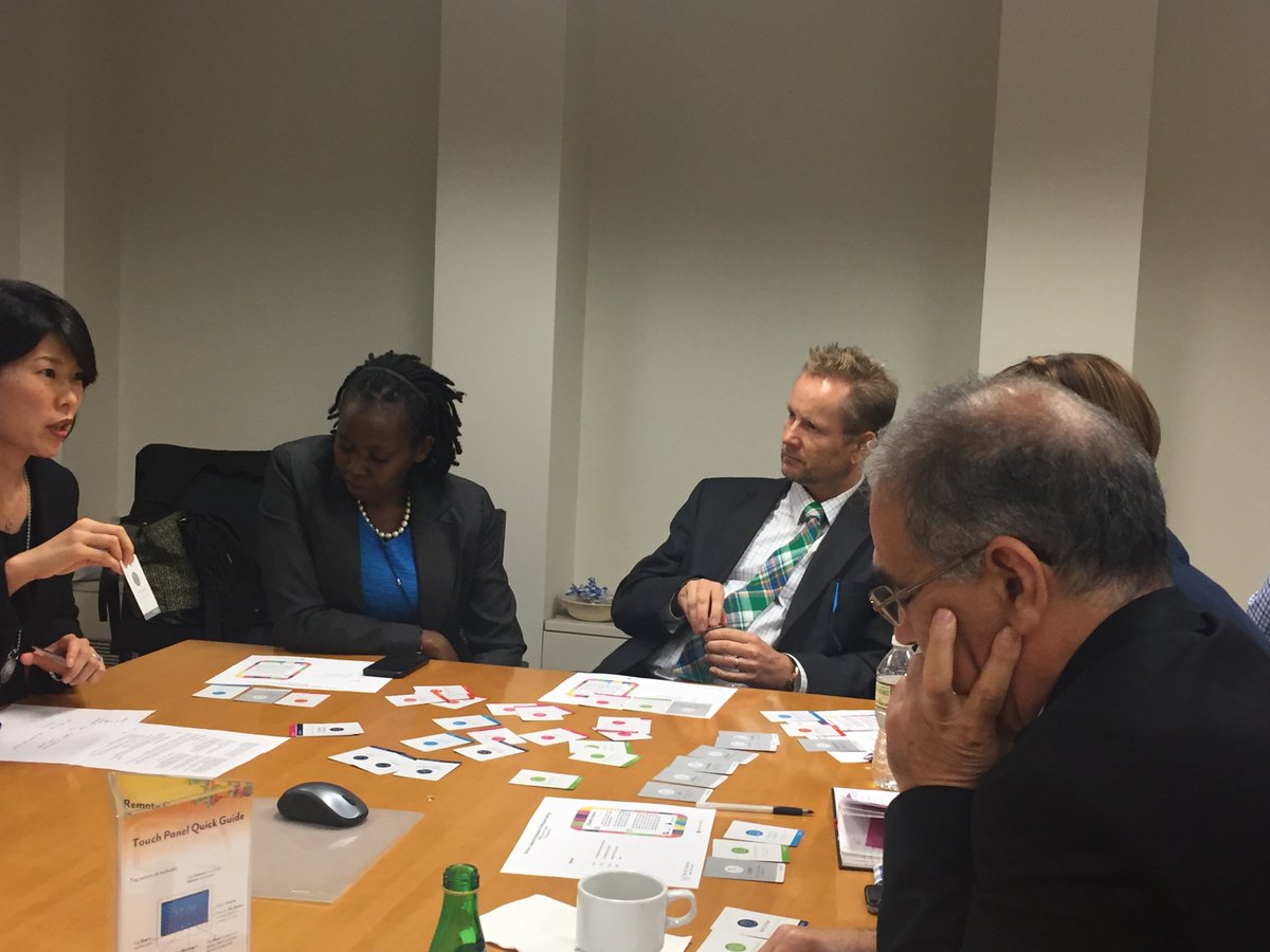 ToCcrea's tweet photo. Mindset change 1 card at a time! @WorldBank Ops & #Eval staff discovering #ReThinkToC #disruption #intentional #reflectivepractice https://t.co/QI31hiQukg