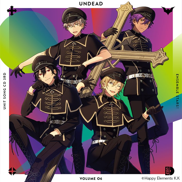 配信開始のお知らせ】ユニットソングCD 3rdシーズンの2winkとUNDEADの