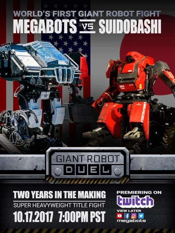 robota5814's tweet photo. Hoy es el gran día
No se pueden perder la gran pelea de megabots lo pueden ver por twich https://t.co/C0sb2eyzdo
#robotics #megabot #bots https://t.co/H0yClm3yvk