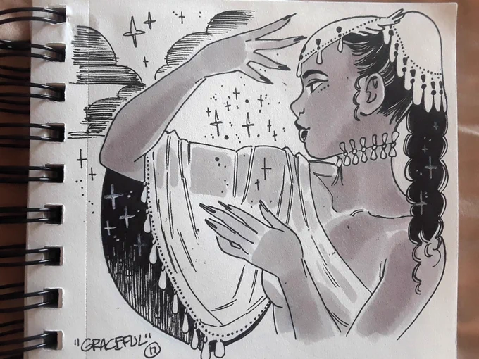 #inktober2017 17: Graceful 