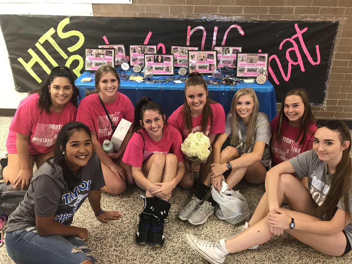 Senior night was a success! Thanks for all your hard work and dedication to the VB program. #taylorprIde247 #SeniorNight