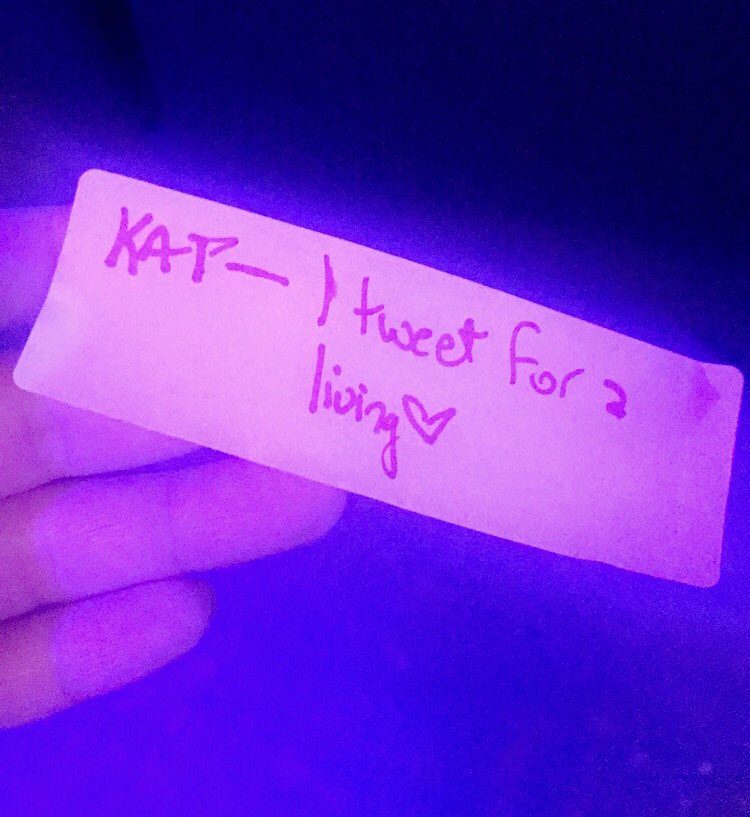 KatMurti's tweet photo. At #digitaleyedc, the @GoetheDC’s interactive art exhibit at the @BlindWhino. I needed a “fun fact” for my name tag.... 😹💦 https://t.co/tFvtAsUZ3D
