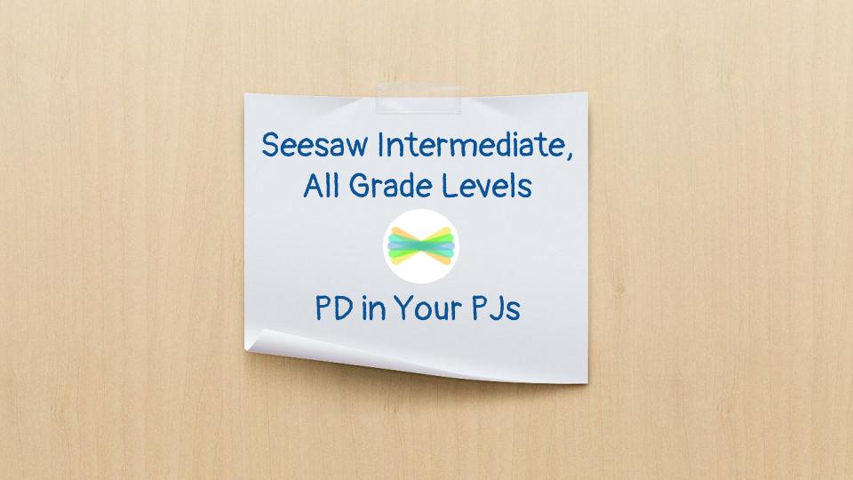 Seesaw's tweet photo. Ready to learn about folders, connecting with families, digital newsletters, app smashing, and more? Join us! https://t.co/2DL7oOyxOR https://t.co/CXeaRW6toC