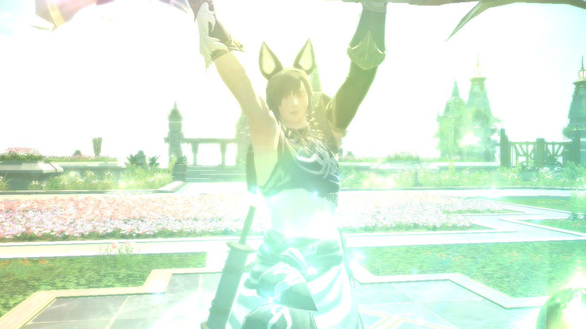 GarrettGriffinS's tweet photo. A peaceful soundtrack, great visuals, and of course, the perfect screenshot location! FFXIV always proves to one-up itself every patch https://t.co/NNrBmDsEAm