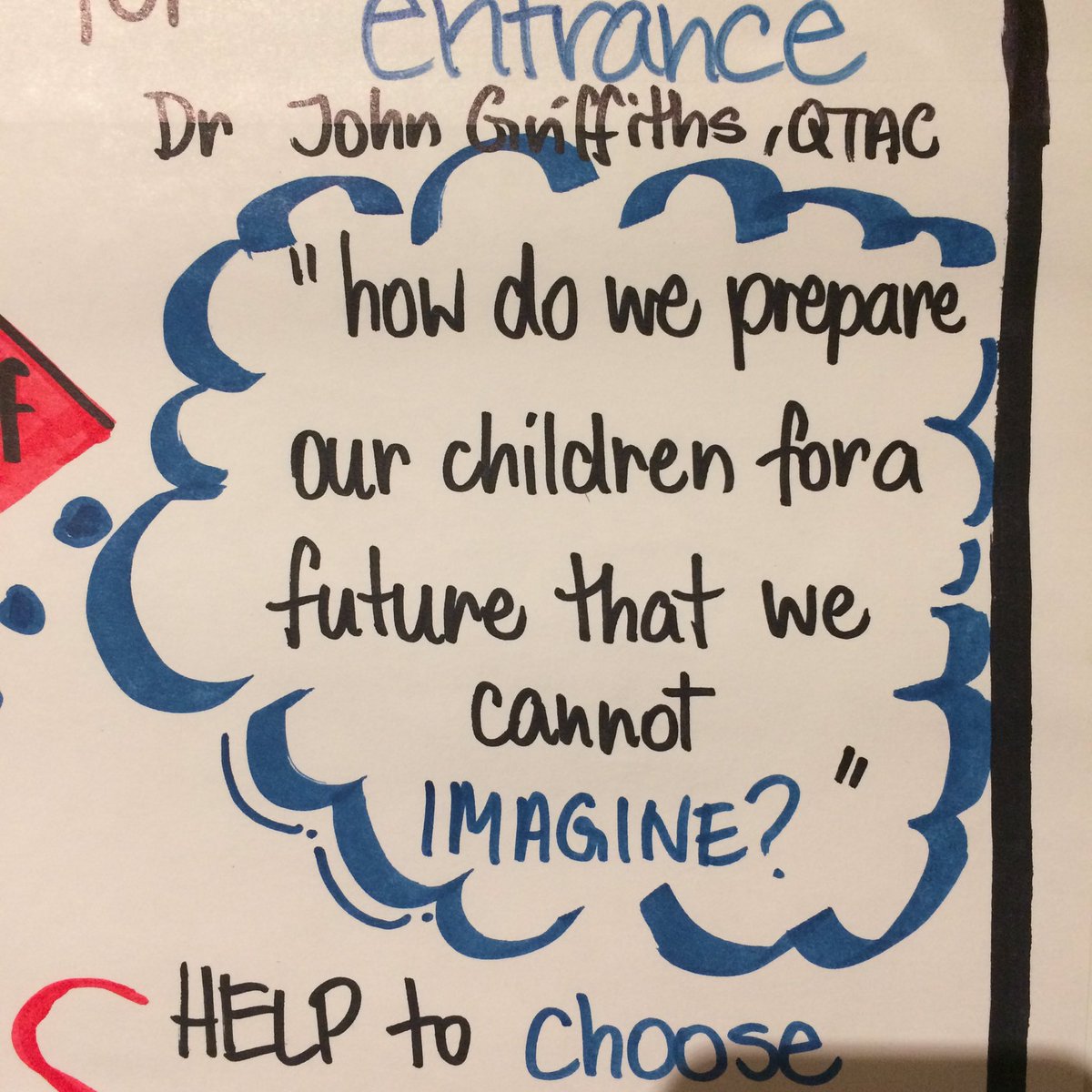 suepillans's tweet photo. Drawing out @QTACinfo Tertiary Entrance Processes &amp; Procedures for #QLD #Schools. "A future of unimagined possibilities! #newQCEsystem https://t.co/ktzuGXtsPL