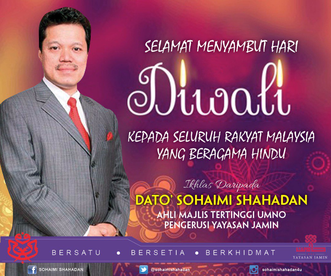 SSohaimishahada's tweet photo. Happy Diwali....inilah Malaysia, pertahankan kemakmuran negara https://t.co/87IGxbiesr