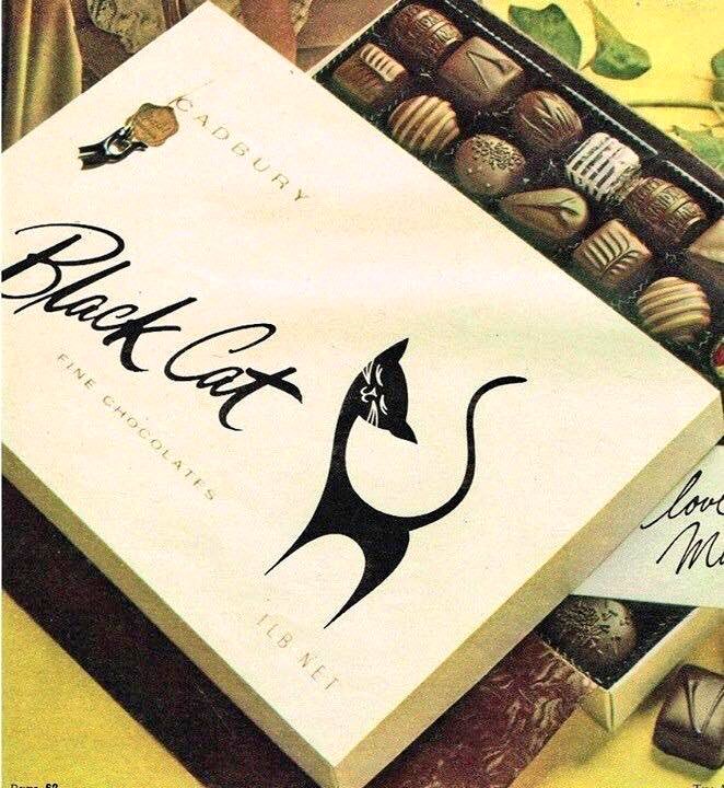 Cadbury Black Cat chocolates 1970s