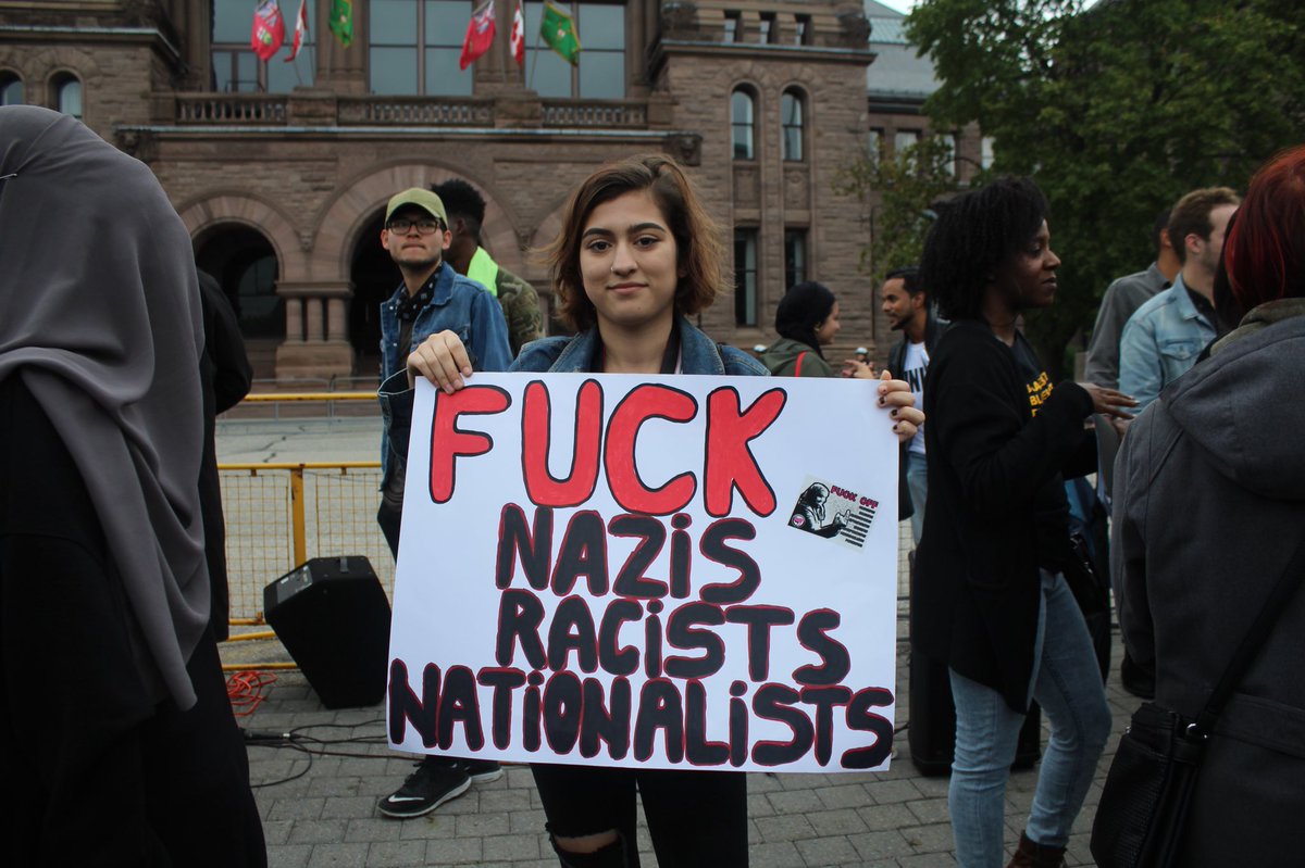 CJRUFemRadio's tweet photo. Our new episode is up! @macintoshmaggie reports from the #UnityTO Rally Against White Supremacy + we talk #soberoctober and more! https://t.co/YxSoPmwHGF https://t.co/LQgC88ylBc
