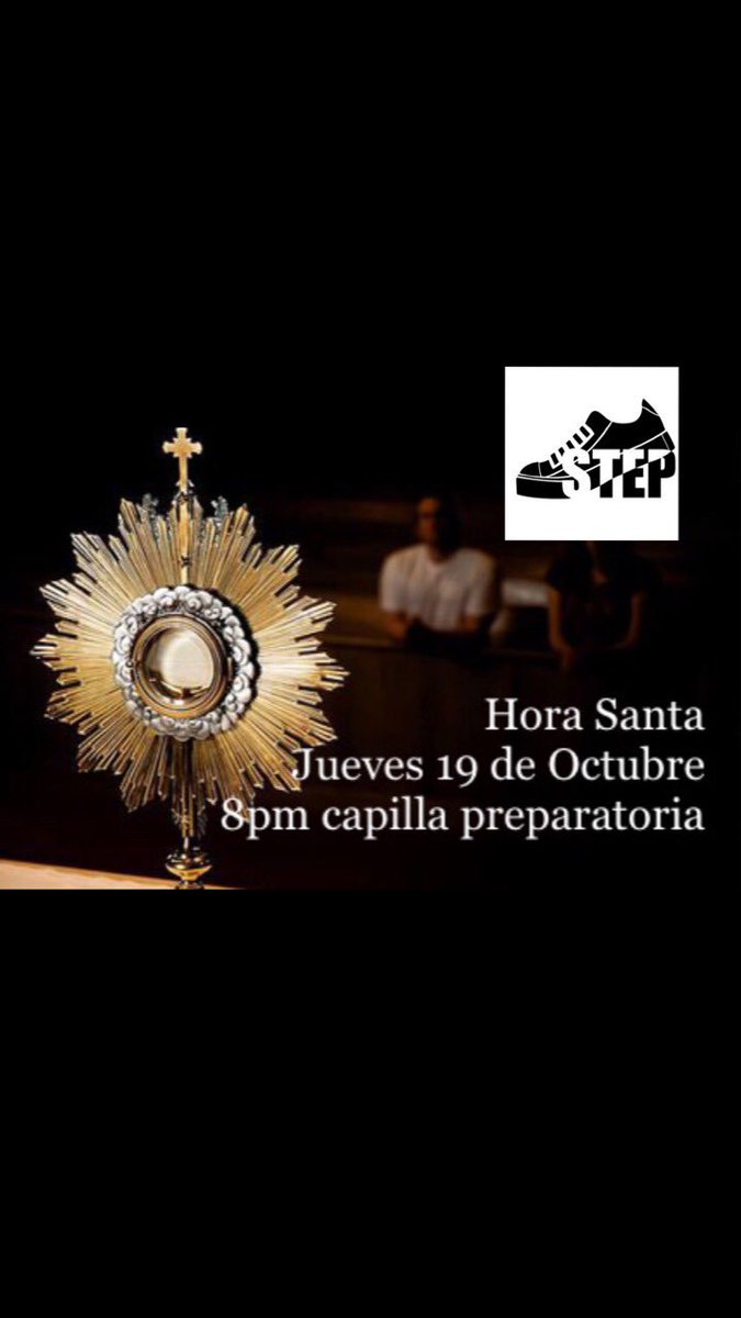 StepPlanilla's tweet photo. Acompañanos en nuestra primera Hora Santa en la capilla del Regio cumbres! https://t.co/6gvqszNOyo