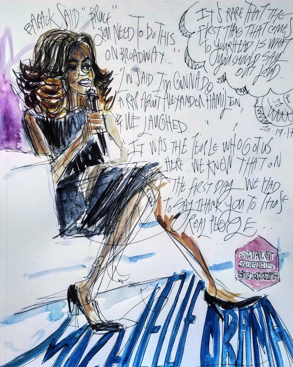 amirocks's tweet photo. More from @MichelleObama on #springsteen + #linmanuelmiranda + thoughtful #socialmedia practices today @Spredfast #SmartSocialSummit https://t.co/r8liT0sNg0
