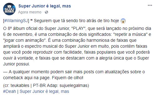 sujuelegalmas's tweet photo. ⚠️ [#WarningSJ] Explicações por trás do conceito do álbum "PLAY"! 😍 https://t.co/jk9KvlvTE4 #HallyuKingReturns #슈퍼주니어PLAY https://t.co/zNUvN6K5sW