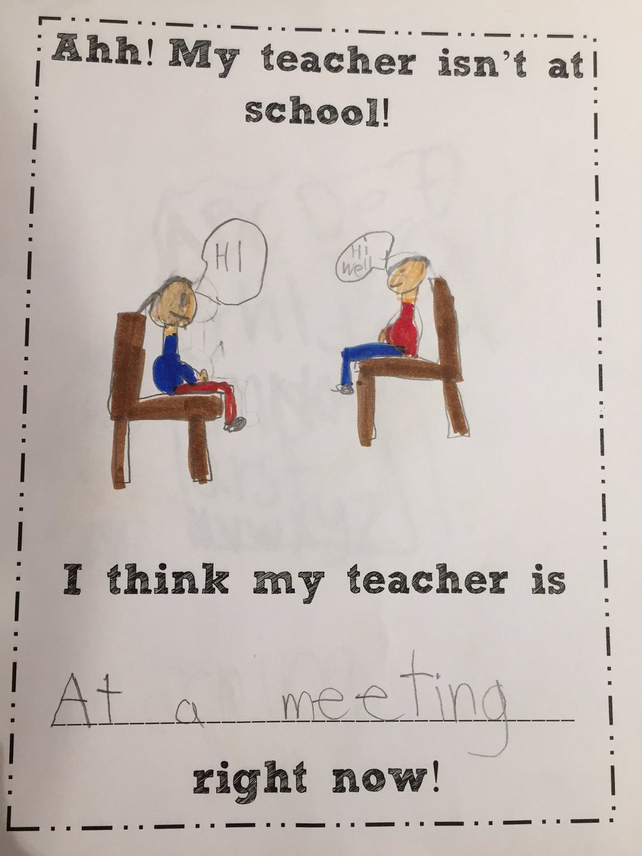 taryn_bennett's tweet photo. My favourite activity for the students to do while I am away... SO MUCH FUN to look back on after a long day! ❤️😘 https://t.co/weUJcFFnCc