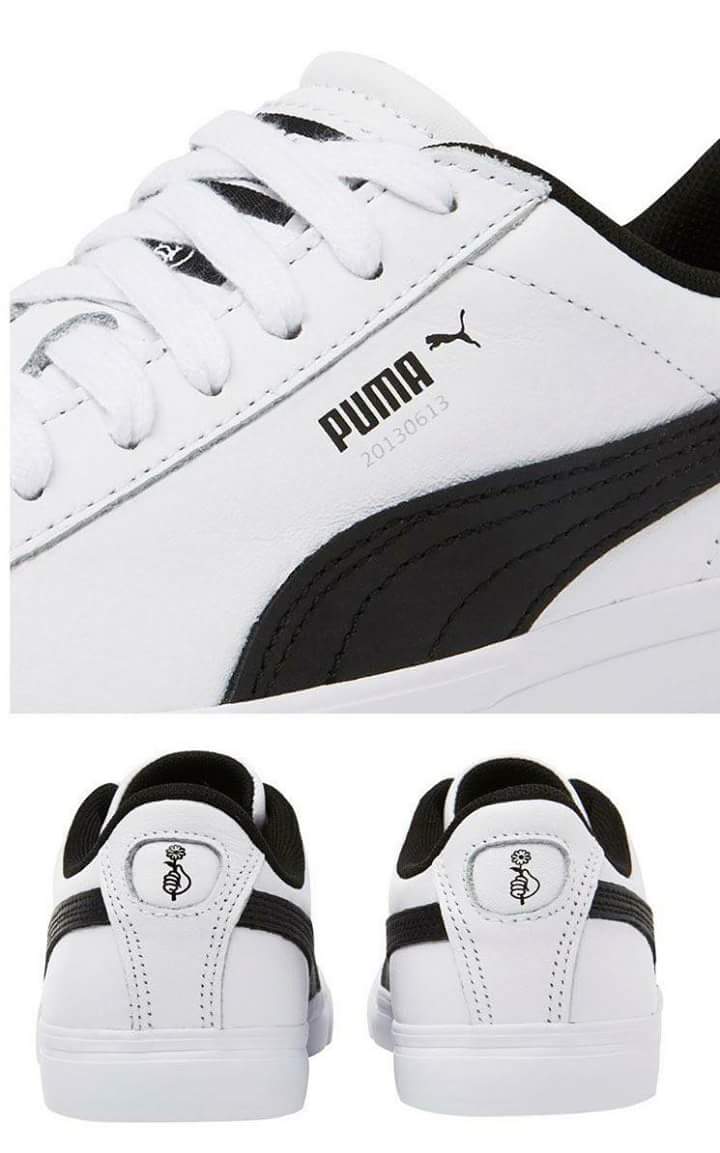 shitarochi's tweet photo. @BTSmerchPHL @BTSPHLGO @kpoprtph @HOBI_PH @_etherealjeon [RT] [PH GO] [2ndBatch]
BTS PUMA Court Star 
💳 3800 pesos (EMS, Customs &amp; SF not included)
📩 DM for orders https://t.co/50IVEjsatu