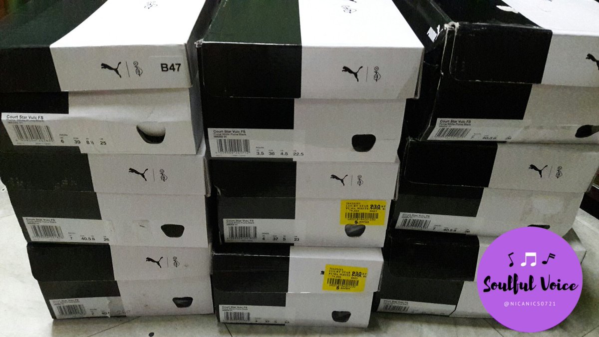 shitarochi's tweet photo. @BTSmerchPHL @BTSPHLGO @kpoprtph @HOBI_PH @_etherealjeon [RT] [PH GO] [2ndBatch]
BTS PUMA Court Star 
💳 3800 pesos (EMS, Customs &amp; SF not included)
📩 DM for orders https://t.co/50IVEjsatu
