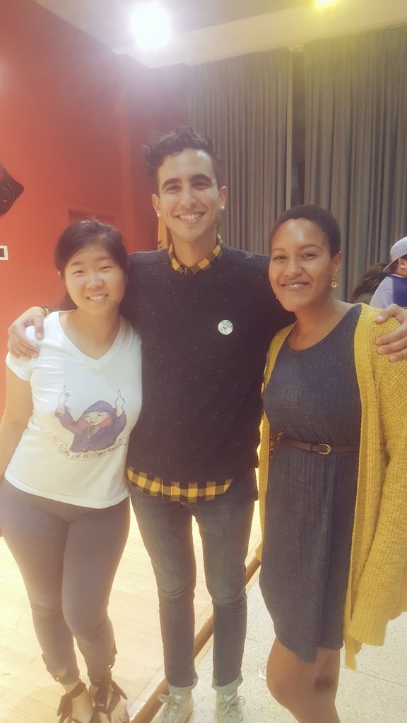 WPUFC's tweet photo. Thank you @dylanmarron for coming out tonight and sharing your Garden of Eden insights on activism!!! #GardenMetaphor #Activism https://t.co/CrmzOsus92