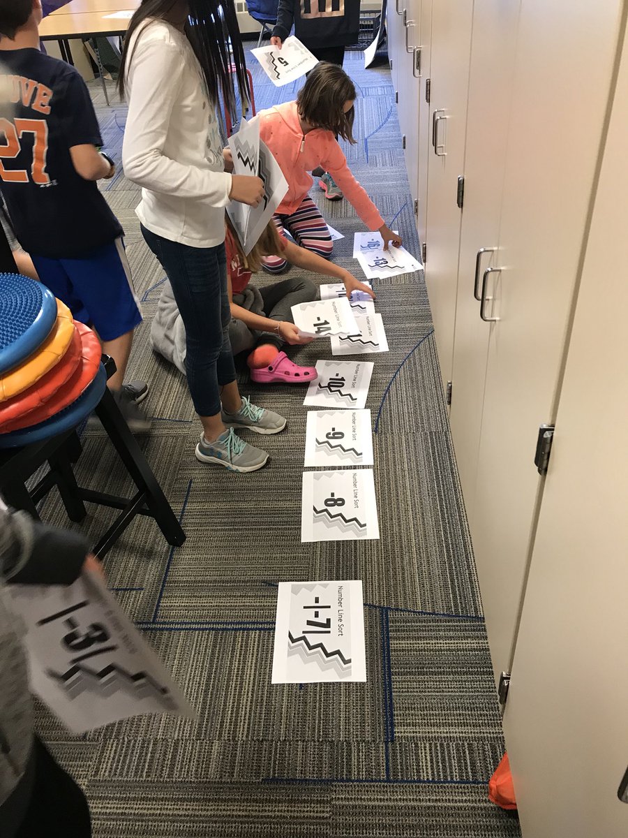 MrsStrigle's tweet photo. Cooperative learning with ordering integers and absolute values!#PreAlgebraRocks https://t.co/GpxnMsBQLa