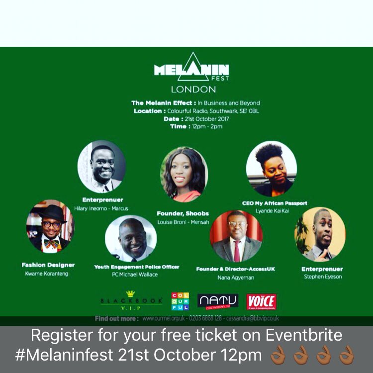 Blackbook_VIP's tweet photo. Grab your free tickets now for MelaninFest London on https://t.co/tGzBG8GFlz 🔥🔥🔥 https://t.co/eoUOdqTpHG