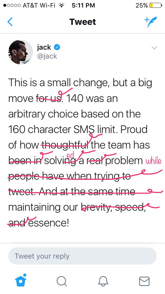 GerryMoran's tweet photo. Do you really need all those words and characters to tell your story? #contentmarketing https://t.co/y18MLYP4dp