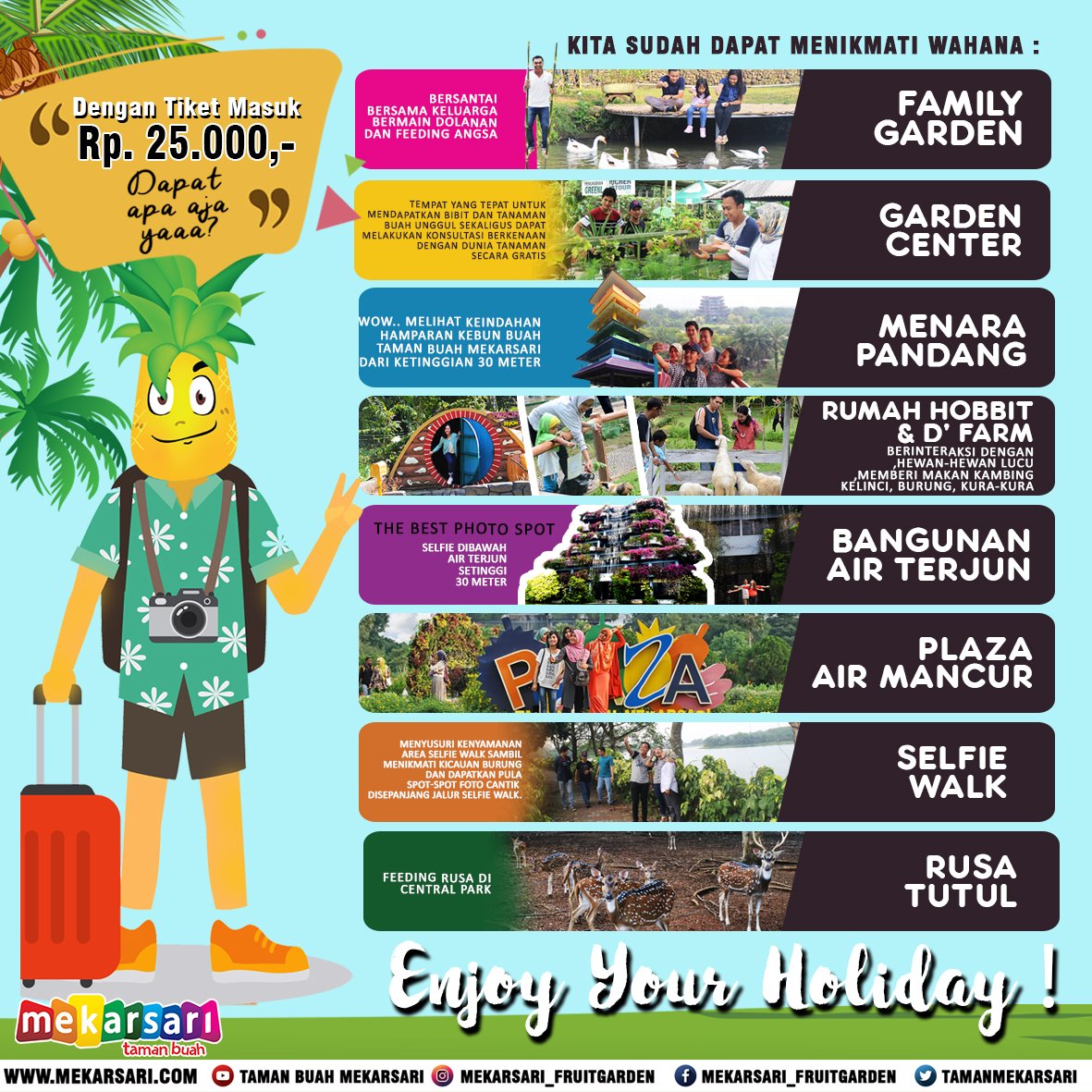 Taman Buah Mekarsari على تويتر Mau Liburan Hemat Bisa
