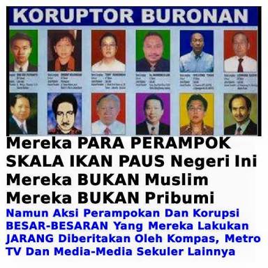 MasPresidenBaru's tweet photo. @GuruSocrates Mari kita kampanyekan kata PRIBUMI scr paripurna agar kaum GARONG BLBI-Century-RSSW-eKTP-EdyTansil cs PENGKHIANAT BANGSA tdk makin songong!! https://t.co/FGgNXJAR6d