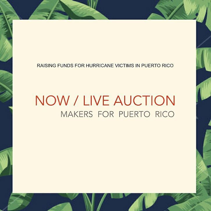 BeatrixMaker's tweet image. More auctions this week to raise money for Puerto Rico, a worthy cause to support! 
@Regrann from @byronandgomez -  #makersforpuertorico LI…