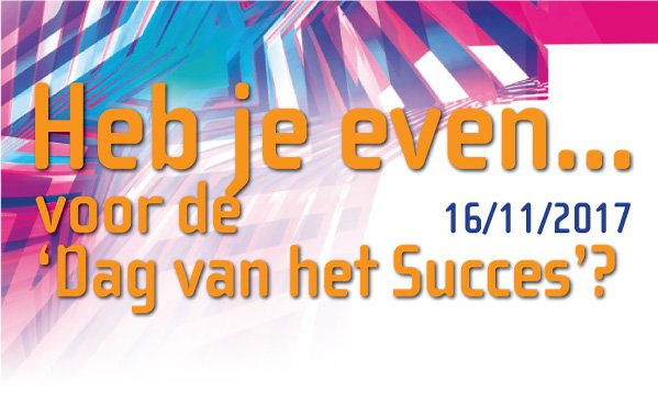 Donderdag 16 november a.s. vindt de ‘Dag van het Succes’, een netwerkevent voor ondernemers, plaats bij Best Golf: 
dinkelberg-kuipers.nl/dagvanhetsucces