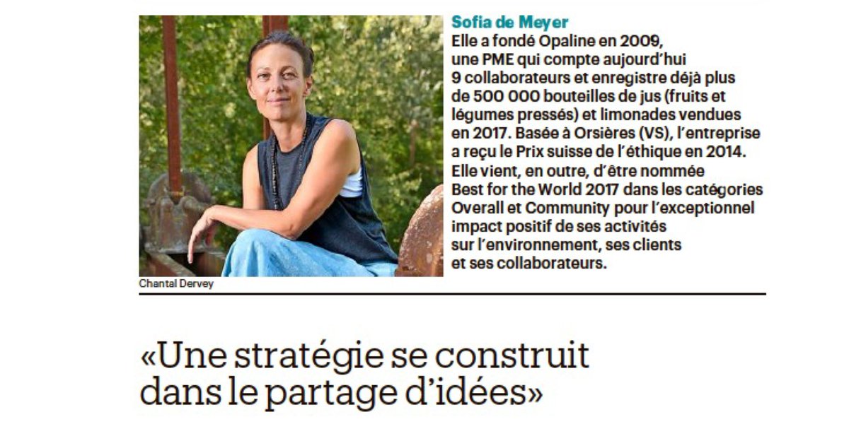 lesjusdopaline's tweet photo. “L’économie de demain se construit dans le partage”, nous dit notre fondatrice Sofia de Meyer dans @lematindimanche https://t.co/3MH5SOPvJ6 https://t.co/l0wyqjdhkd