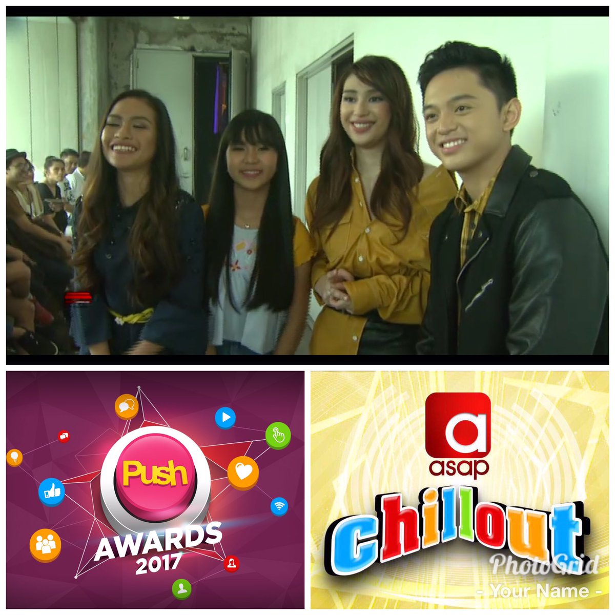 ASAPOfficial's tweet photo. Naki jamming rin ang The Voice teens Final 4 sa #PushAwards2017! Panoorin sila mamayang 5pm sa https://t.co/deUKb9FRsa! https://t.co/qdQ827u8AR