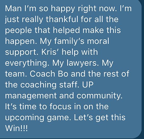 upmbt's tweet photo. And it's Final! #RobWillPlay #TayoUP #UPFight #nowheretogobutUP https://t.co/FvNz5dFvMS