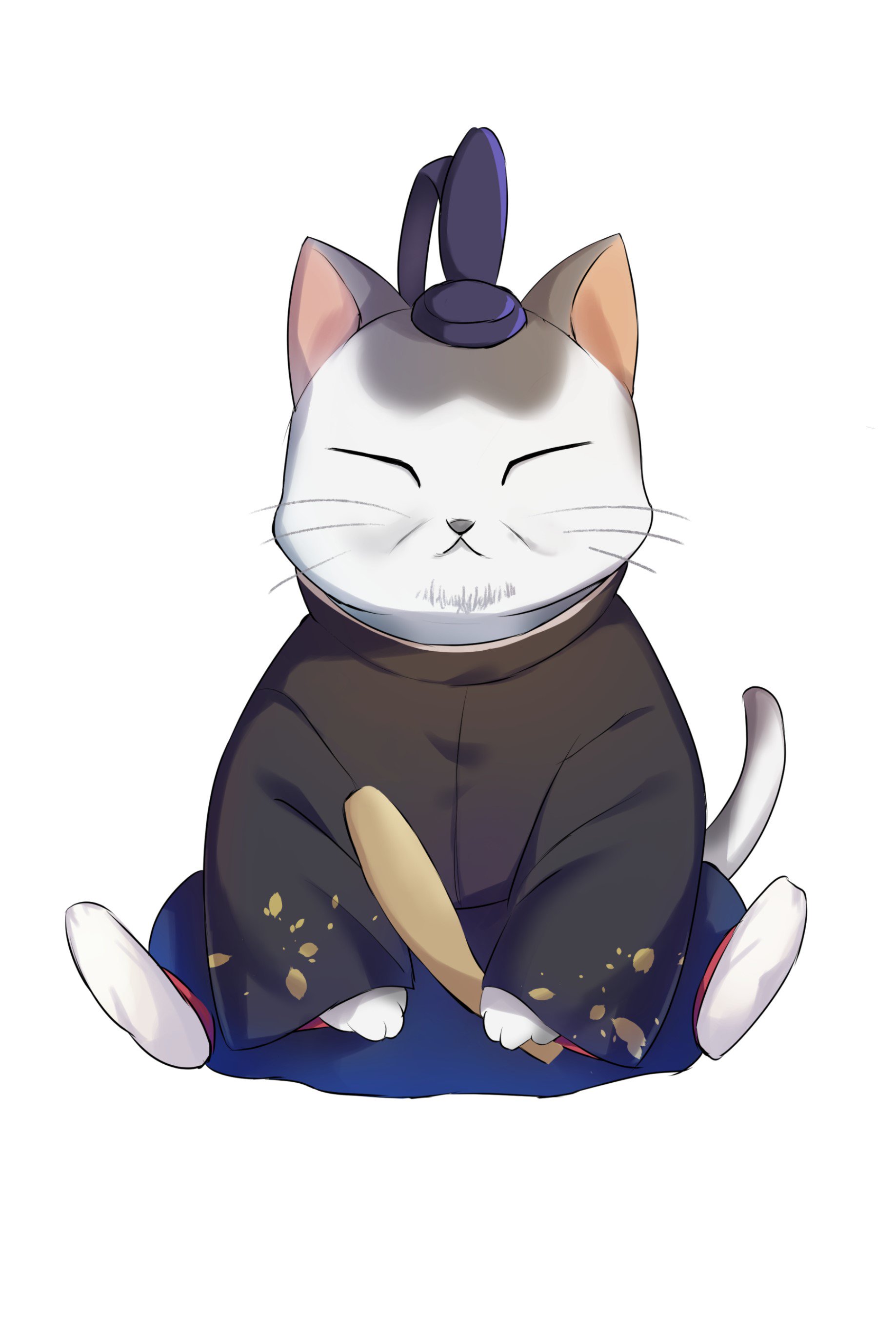 Uzivatel 代々木アニメーション学院 Official Na Twitteru イラスト科在学生の作品を色々見ていたのですが この作品を見た瞬間に癒された 福岡校2年生の みよた さん作 徳川家康と眠り猫を合わせたキャラデザなんだって T Co Nr9rwtecs9 Twitter