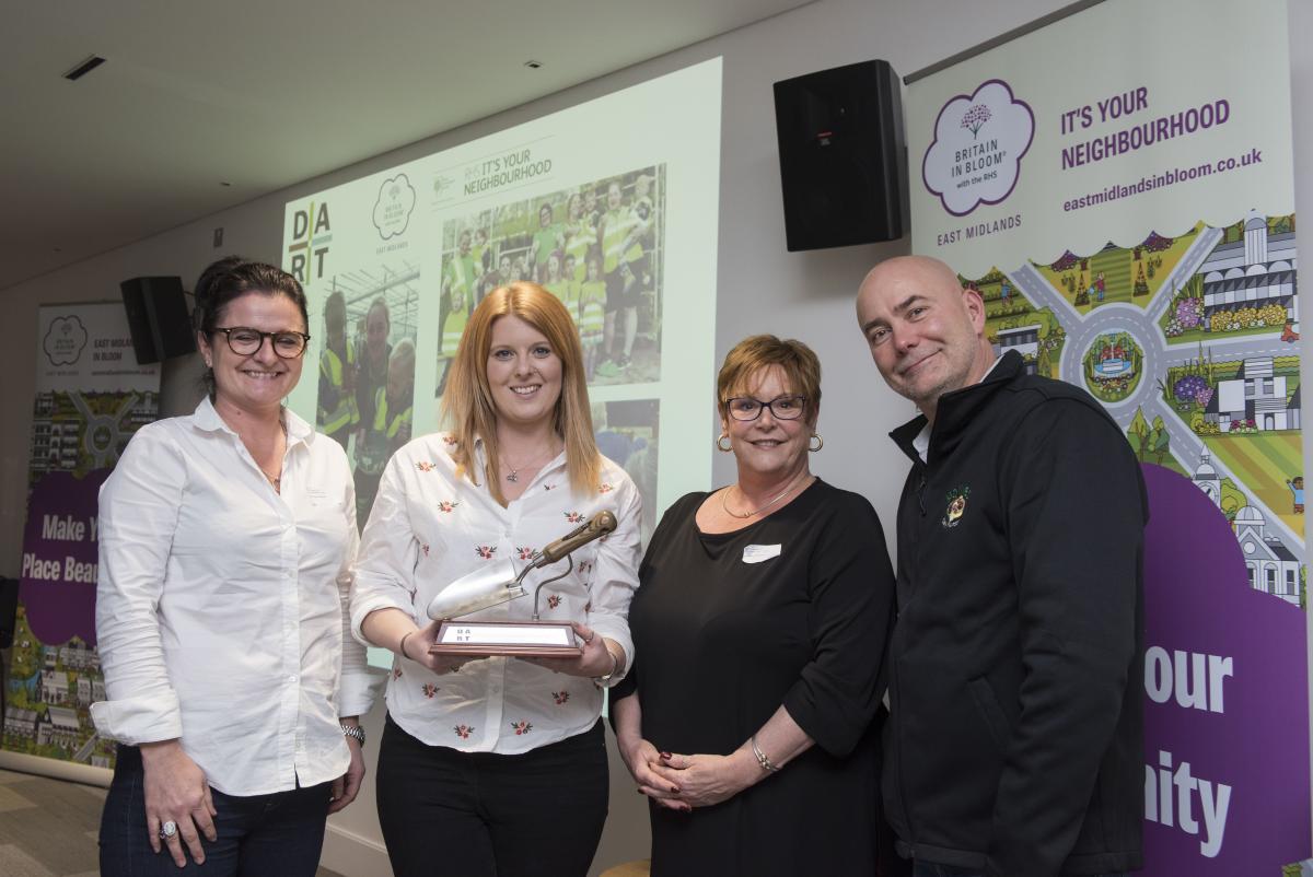 Congratulations to Hollies Day Nurseries - winner of the trophy for Most Inspiring 'It's Your Neighbourhood' group in the East Midlands!