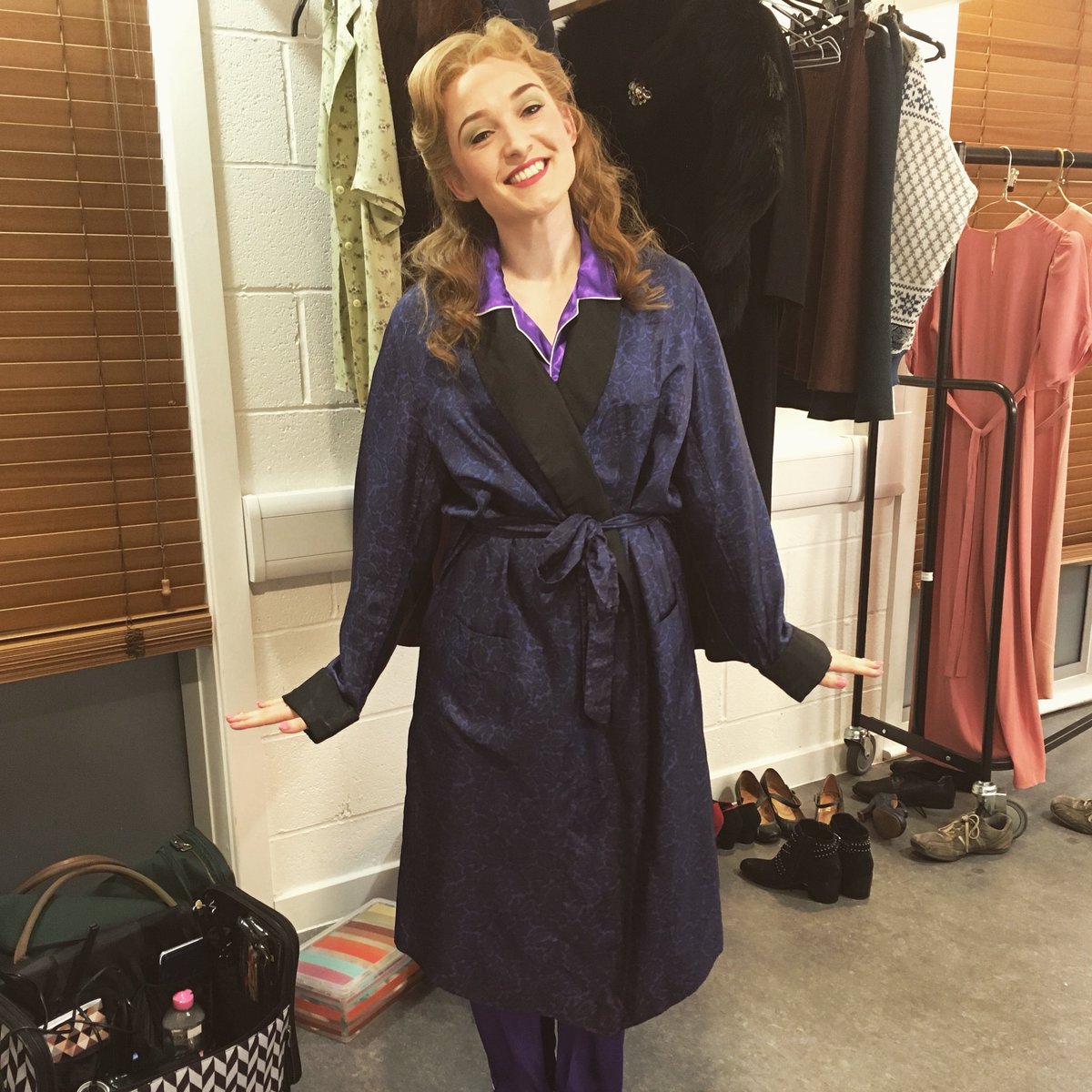 BeckyStaffordd's tweet photo. #openingnight is tonight and now you can finally meet Daphne Stillington From #MCPPresentLaughter - don’t miss us @theatresevern this week 🎟 https://t.co/kYCJdCLxf5