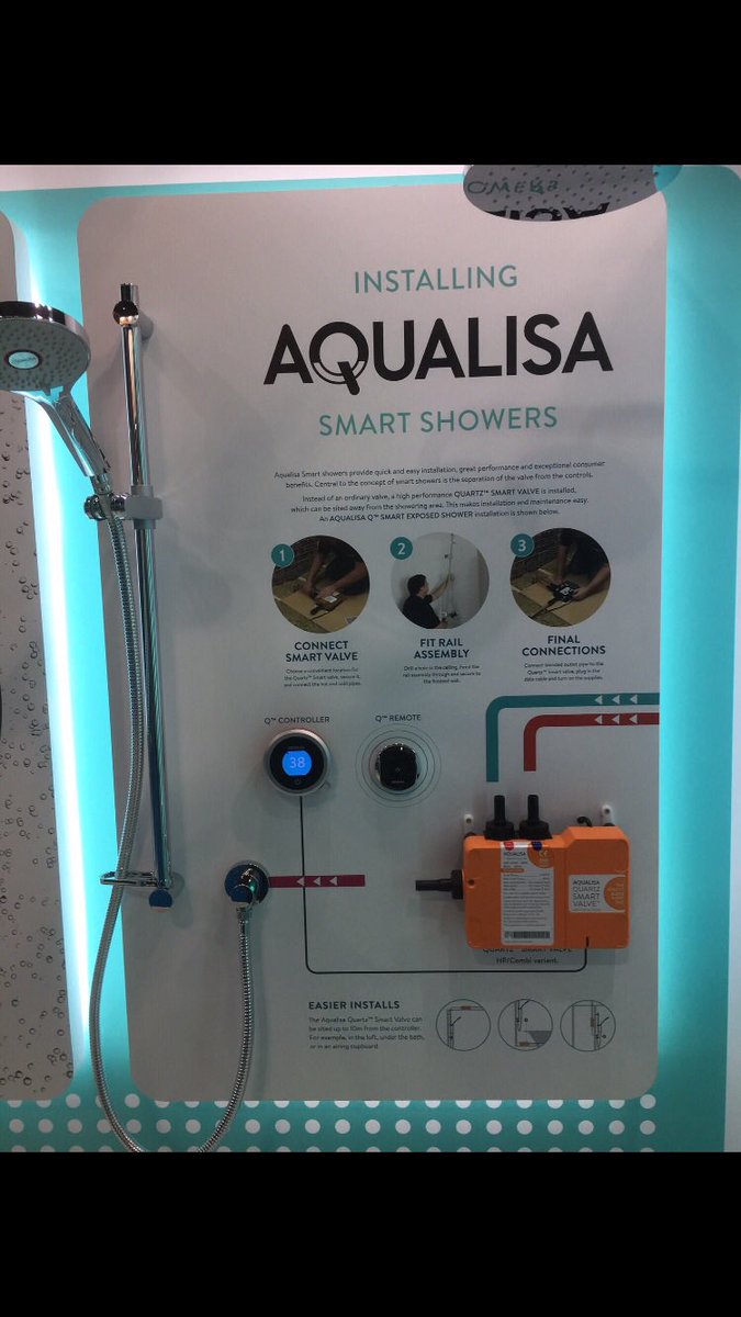 Daveaqualisa's tweet photo. Installers still a few places left #Smart shower training Stirling Court Hotel FK9 4LA tomorrow09:00 - 12:00 www.Aquslisa/Training. https://t.co/KhPOkNfeXO
